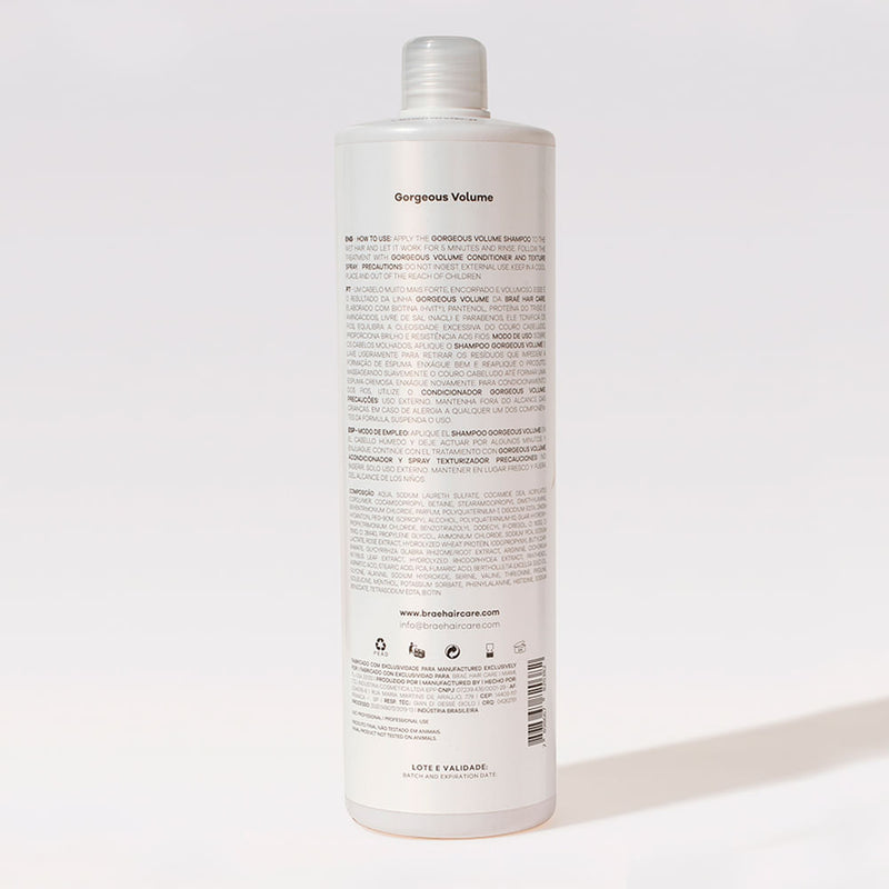 GORGEOUS VOLUME SHAMPOO 1000ml