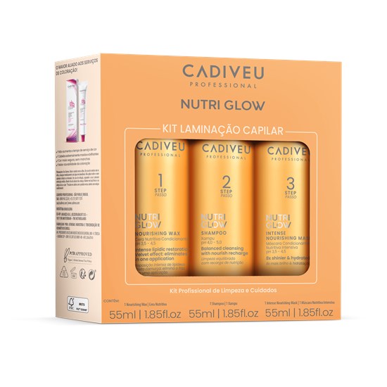 Cadiveu Professional Nutri Glow Mini Kit Laminação