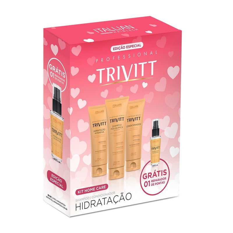 KIT HOMECARE TRIVITT COM HIDRATACAO + REP DE PONTAS GRÁTIS