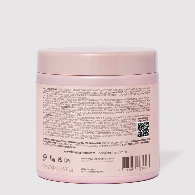 GLOW SHINE MÁSCARA CAPILAR CONDICIONANTE 500G