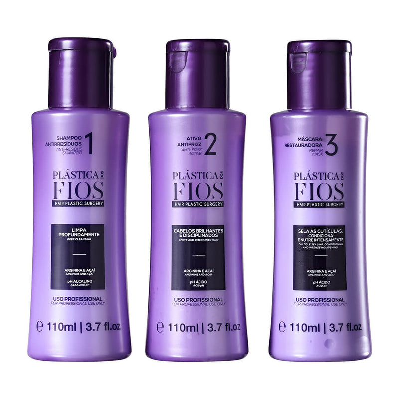 Cadiveu Kit Plástica dos Fios Selagem 3x110ml